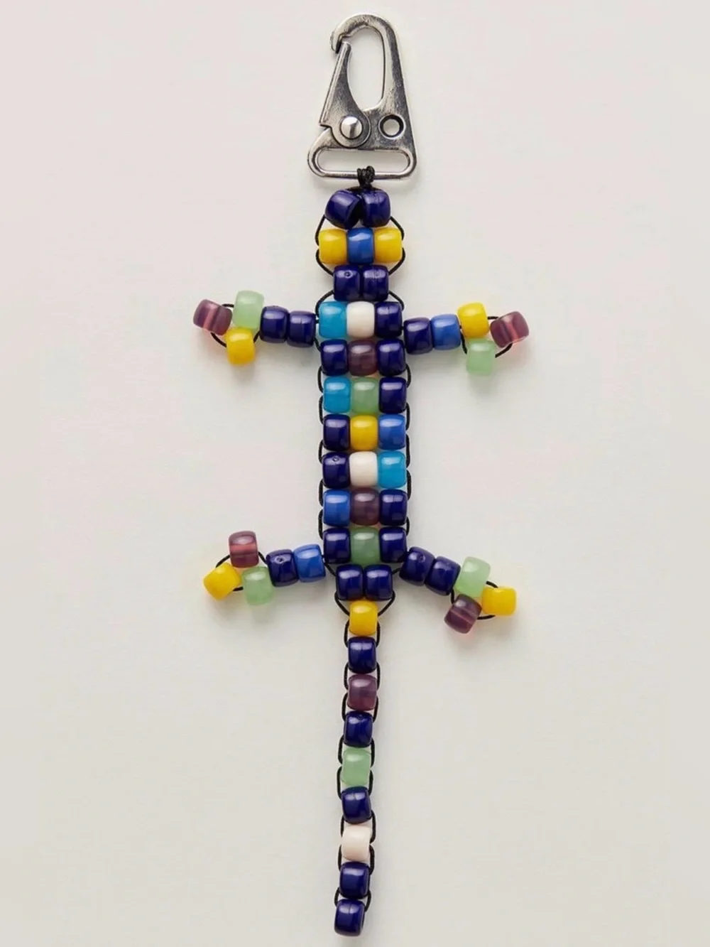 Free People Beaded Lizard Bag Charm 🔥multicolor